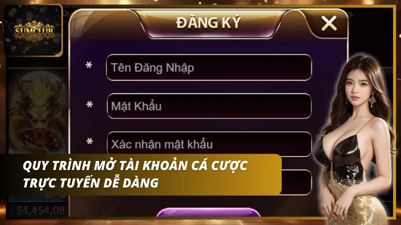 Hướng dẫn tạo nick cá độ online siêu tốc
